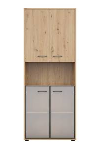 Highboard Space Office Braun - Holzwerkstoff - 80 x 203 x 38 cm