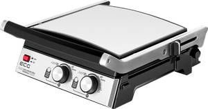 Kontaktgrill KG 2033 Silber - Metall - 37 x 14 x 36 cm