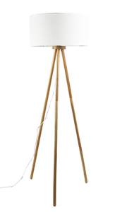 Stehlampe FLORA Braun - Holzwerkstoff - 50 x 160 x 50 cm