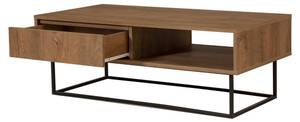 Table basse Algenib Marron - Bois manufacturé - 60 x 43 x 120 cm