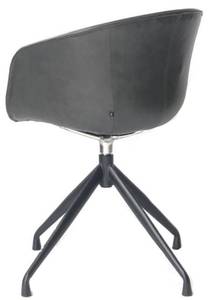 Chaise DANI, pivotante, similicuir Chaise DANI de KAWOLA, chaise de salle à manger pivotante, similicuir gris - Gris