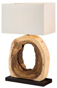 Tischleuchte CYCLE Braun - Holzwerkstoff - 20 x 45 x 40 cm