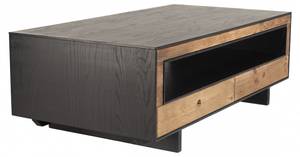 Couchtisch 4 Schubladen 1 Nische Braun - Holz teilmassiv - 70 x 45 x 135 cm