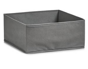 Aufbewahrungsbox, Vlies, grau Grau - Kunststoff - 28 x 13 x 28 cm