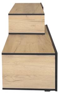 Sideboard Astraios Ⅲ Braun - Holzwerkstoff - Metall - Massivholz - Holzart/Dekor - 34 x 50 x 200 cm