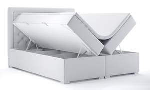 Boxspringbett GLAMOUR Weiß - Breite: 160 cm - H3