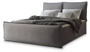 Boxspringbett MONTA Grau - Breite: 140 cm