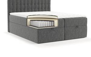 Boxspringbett Ampio Schwarz - Breite: 180 cm