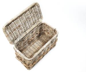 Truhe RATTANCHEST50 Grau - Rattan - 26 x 31 x 50 cm