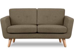 TAGIO II Sofa 2 Personen Braun - Massivholz - 153 x 80 x 88 cm