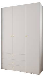 Garderobe Inova 2 Z17 Gold - Weiß