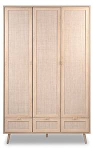 Armoire Bali Beige - Bois manufacturé - 55 x 195 x 120 cm