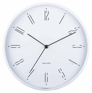 Horloge murale Regal Numbers Blanc