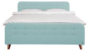 Nordic Box Boxspringbett TBO Hellblau - Breite: 202 cm - H3