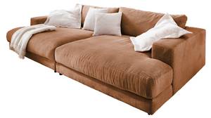 Big Sofa MADELINE Braun - Tiefe: 190 cm