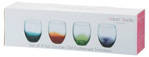 Fizz DOF Becher 4er Set Glas - 8 x 11 x 8 cm