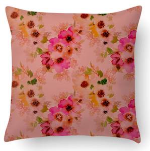 Kissen mit Digitaldruck Pink - Textil - 40 x 5 x 40 cm