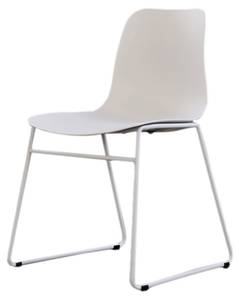 Stuhl DENNIS Kunststoff Stuhl DENNIS Kunststoff weiß