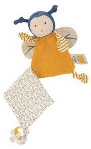 Doudou Cie POLLEN L'ABEILLE Beige - Kunstfell - 16 x 7 x 21 cm