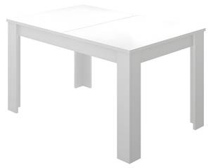 Table extensible BALKIS Blanc - Bois manufacturé - 90 x 77 x 190 cm