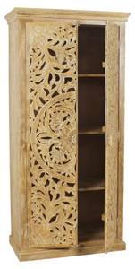 LAKADEE Garderobenschrank Isak Braun - Massivholz - Holzart/Dekor - 90 x 185 x 45 cm