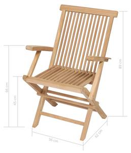 Gartenmöbel-Set Braun - Massivholz - Holzart/Dekor - 100 x 75 x 250 cm