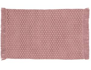 Badematte Alexis Pink - Naturfaser - 60 x 1 x 100 cm