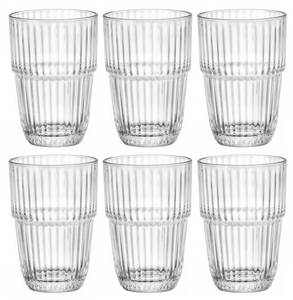 Highball-Glas Barshine 6er Set Naturfaser - 2 x 12 x 9 cm