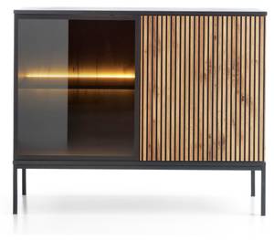 Sideboard TOSENA Schwarz - Holzwerkstoff - 104 x 83 x 39 cm