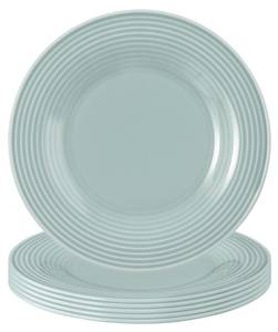 Brotteller Beat Color Glaze 6er Set Blau