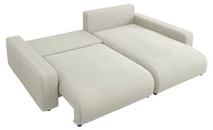 Hildegarde Ecksofa mit Bettfunktion Beige - Ecke davorstehend rechts