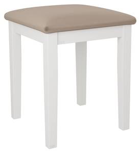 Sitzhocker T3 Beige - Weiß