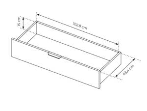 Schrank MELTON Braun - Grau - Holzwerkstoff - 224 x 210 x 59 cm