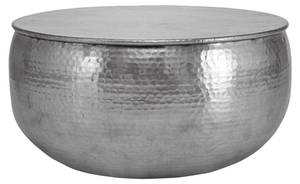 Table basse Ø 60x305cm argent, aluminium Argenté - Métal - 61 x 31 x 61 cm