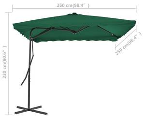 Parasol 3005104 Vert - 250 x 250 cm