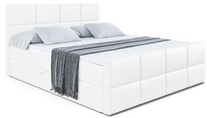 Boxspringbett ARDENI-Z Hochglanz Weiß - Breite: 120 cm - H4