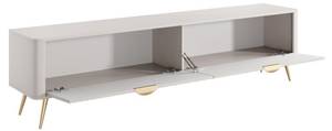 Banc TV ELONARIA Beige - Bois manufacturé - 38 x 51 x 200 cm