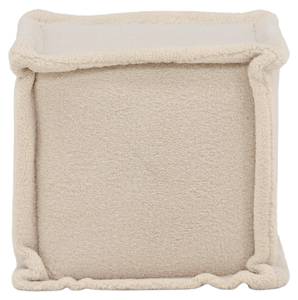 Pouf CASTINE P 1NOS Blanc - Textile - 43 x 38 x 43 cm