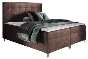 Boxspringbett Snake Braun - Breite: 165 cm