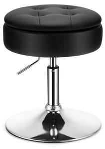 Tabouret de Bar Similicuir VH32762 Noir