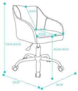 Stühle M1634 Beige - Holzwerkstoff - 75 x 56 x 55 cm