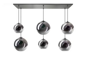 Pendelleuchte Orb Schwarz - Metall - 30 x 30 x 130 cm