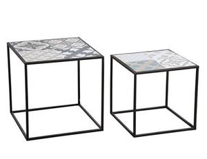 Tables gigognes Mosaïque (Lot de 2) Métal - 35 x 35 x 35 cm