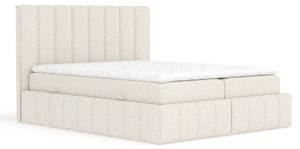 Boxspringbett Moretti Ecru - Breite: 160 cm