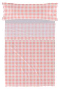 Vichy Parure drap 160x270 cm Rose Rose foncé - Textile - 1 x 160 x 270 cm