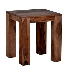 Sitzhocker Thali Braun - Massivholz - Holzart/Dekor - 40 x 45 x 40 cm