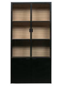 Armoire Sivan Noir - Bois massif - Bois/Imitation - 100 x 200 x 40 cm