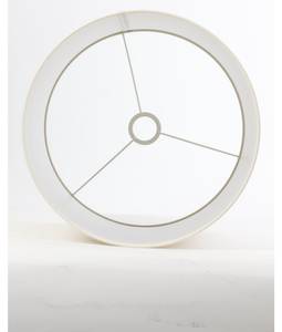 Lampenschirm Breska Perle- Ø35 Weiß - Textil - 35 x 40 x 35 cm