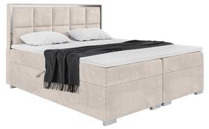 Boxspringbett Dani Silver Beige - 200 x 214 cm - H4