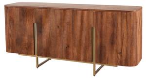 Sideboard GATSBY Braun - Massivholz - Holzart/Dekor - 160 x 75 x 40 cm